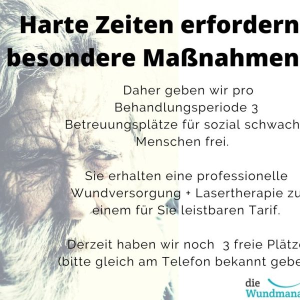 Harte Zeiten erfordern besondere Maßnahmen Blog Wundmanagerin